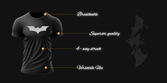 Compression tshirt men love—breathable gymwear for men with muscle support.