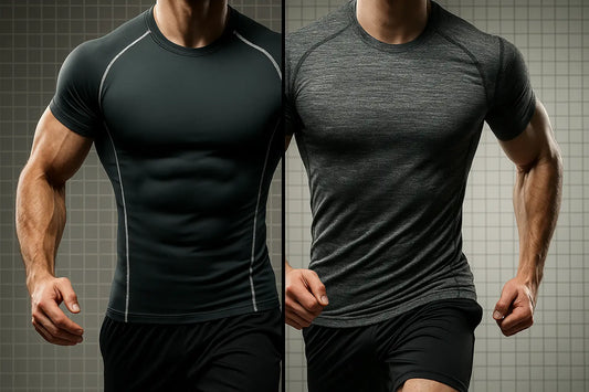 indian gymwear and compression tshirt
